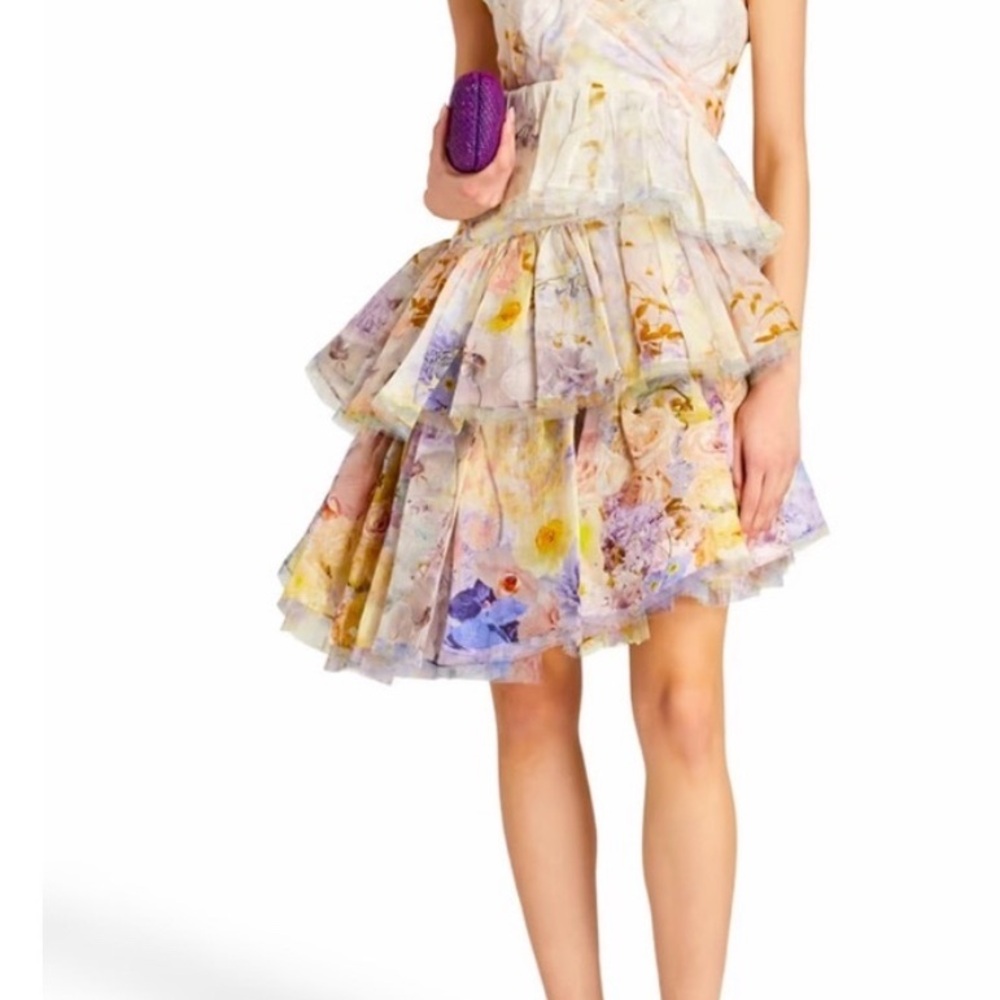 NWT Zimmermann Floral Tiered Dress